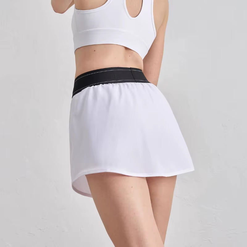 AL Sports Skirt Outdoor Sports Tennis Skirt Breathable Fitness Skirt
