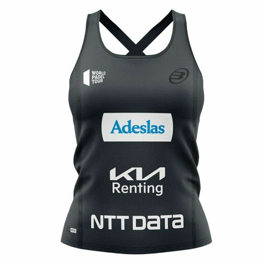 Women's Sleeveless T-shirt Bullpadel Orlas Gemma Triay  Padel Black-0