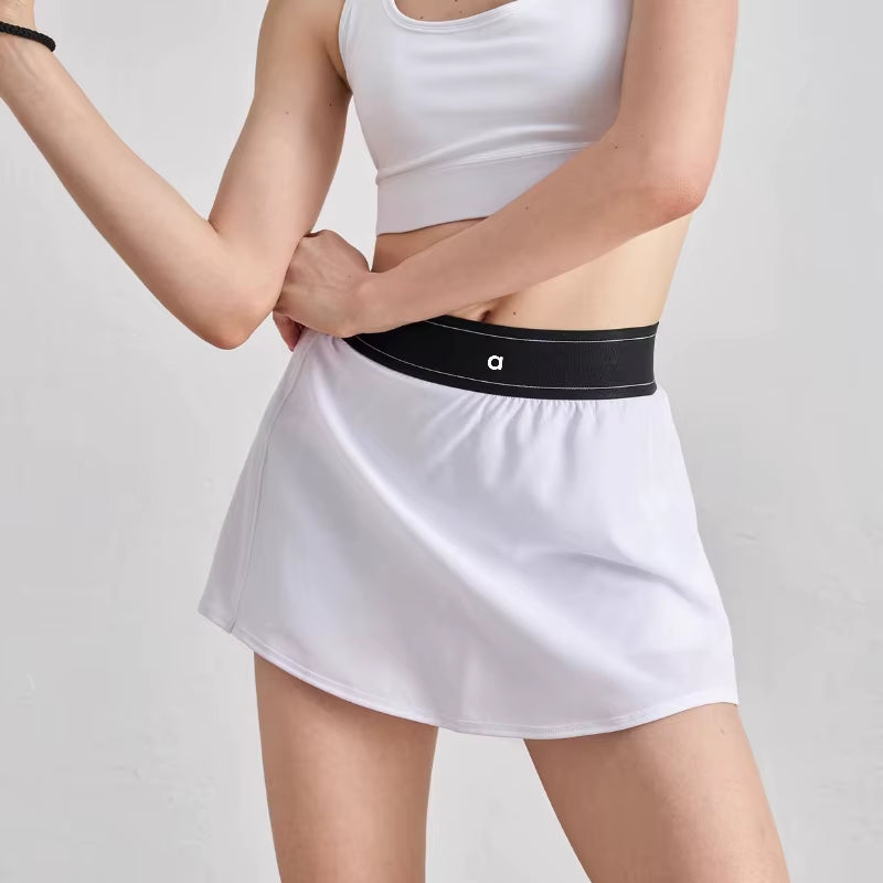 AL Sports Skirt Outdoor Sports Tennis Skirt Breathable Fitness Skirt