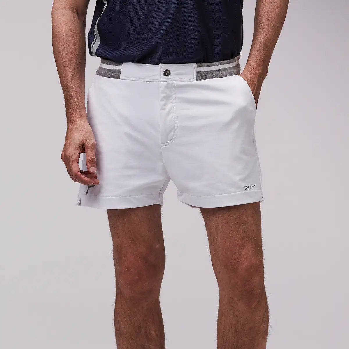 Retro Padelshorts GSM White