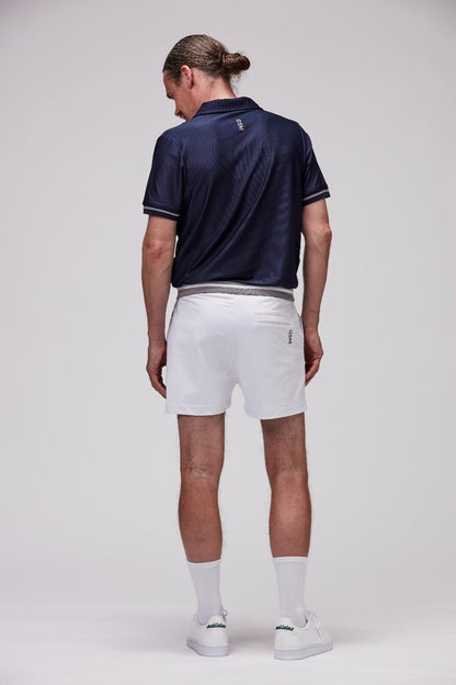 Retro Padelshorts GSM White 2