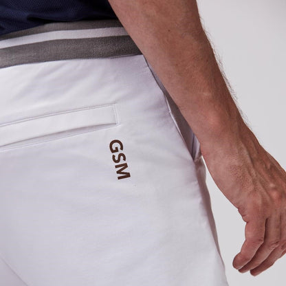 Retro Padelshorts GSM White 3