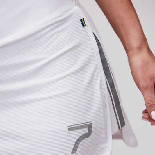 Ribb Trackskirt padelkjol vit