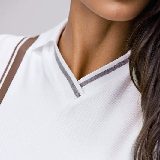 TEC Polo GSM White padeltopp