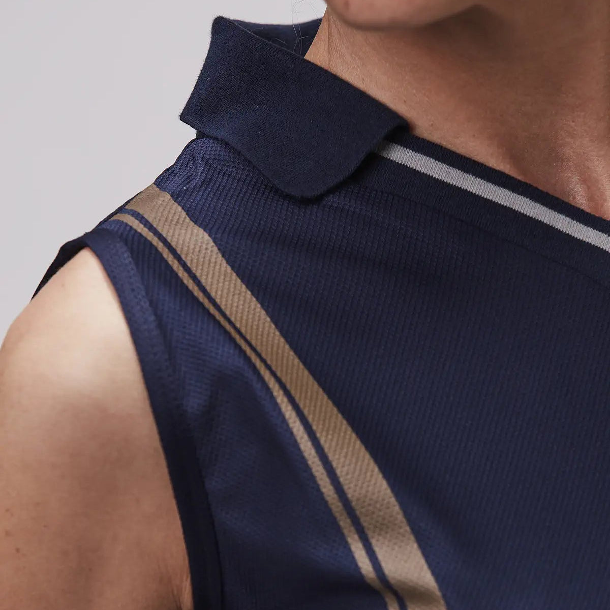 Tec Polo GSM Navy ärmlös pikkélinne