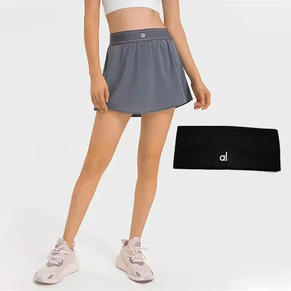 AL Sports Skirt Outdoor Sports Tennis Skirt Breathable Fitness Skirt
