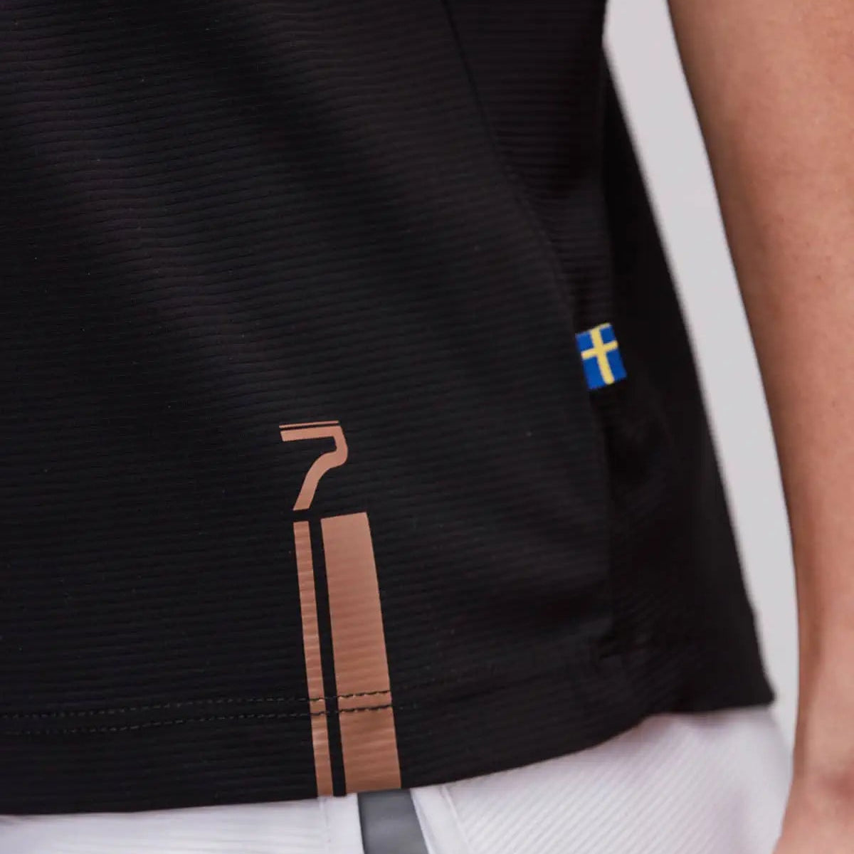 SDAW Padellinne Loose Fit svart detalj stripe och logo