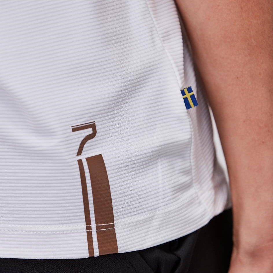 SDAW Padellinne Loose Fit Vit svensk flagga