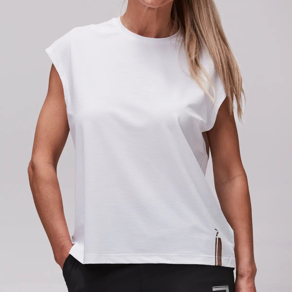 SDAW Padellinne Loose Fit Vit framifrån