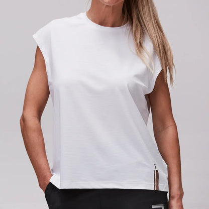 SDAW Padellinne Loose Fit Vit framifrån