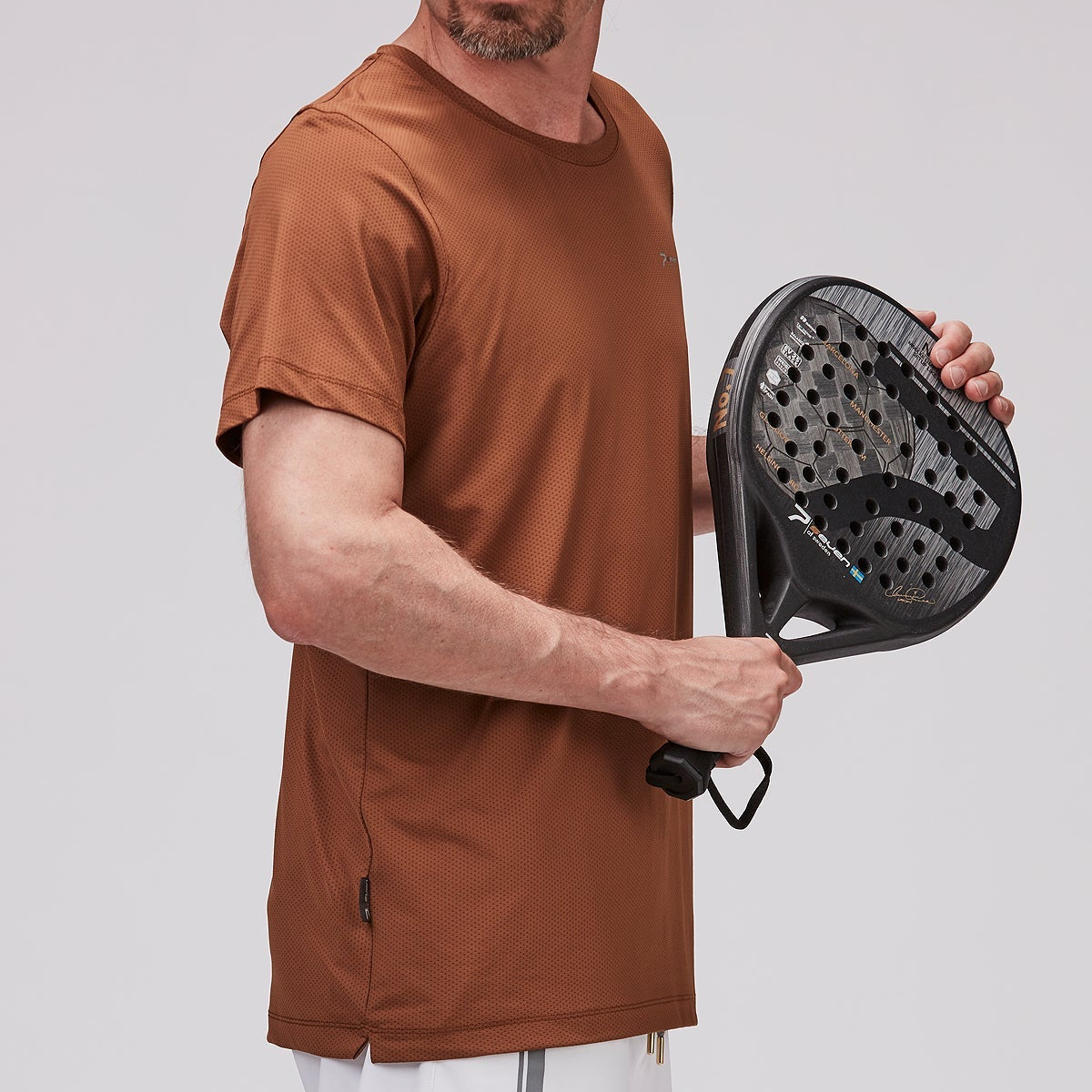 SDAW Padeltrölja brons med padelracket